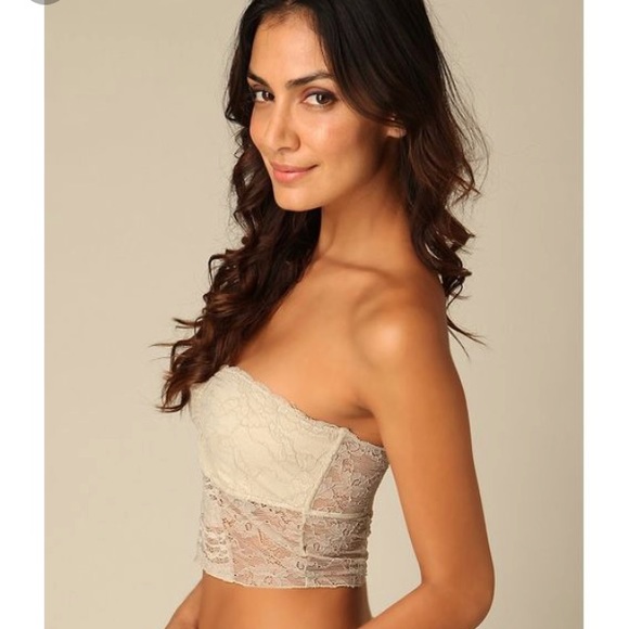 NWT Free People Galloon Lace Crop Bandeau - Picture 3 of 8